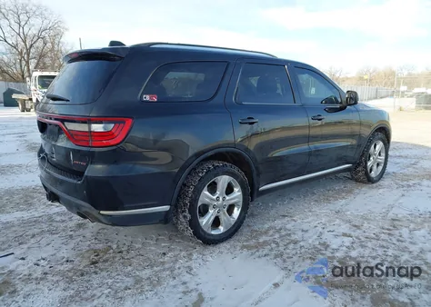2015 Dodge Durango Limited z USA, uszkodzony, nr VIN 1C4RDJDG2FC771737